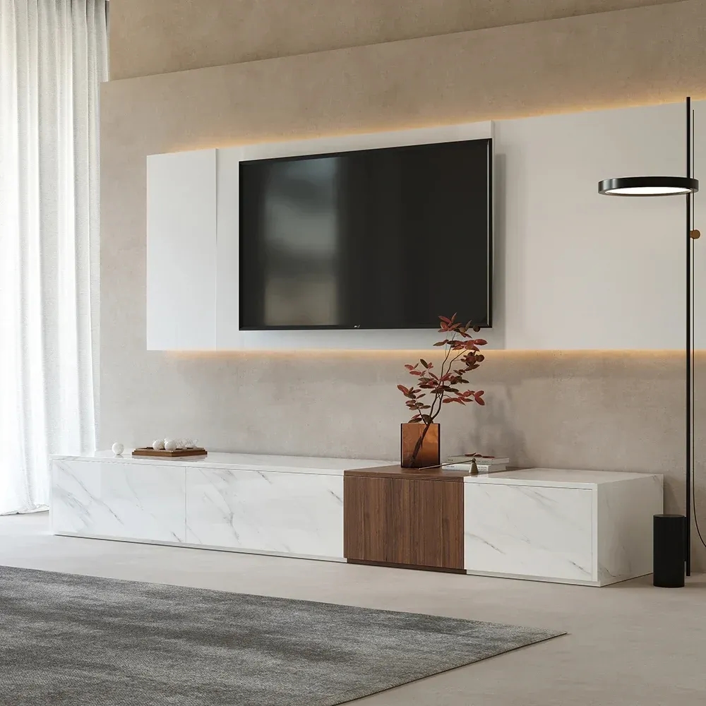 Vewal Minimalist Media Unit furniture design in the tv unit collection