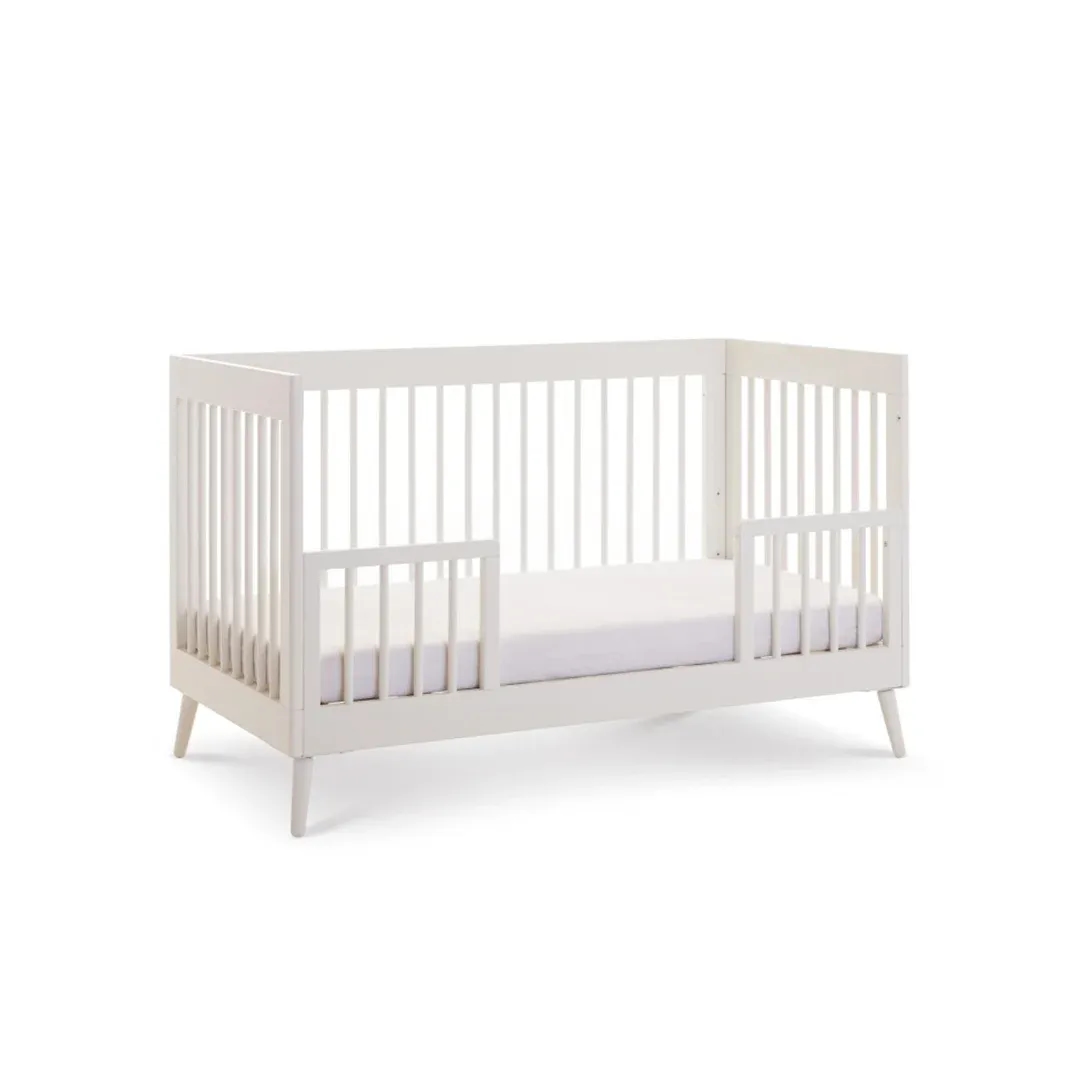 Modern Nursery Toddler Bed - Baby Crib white background