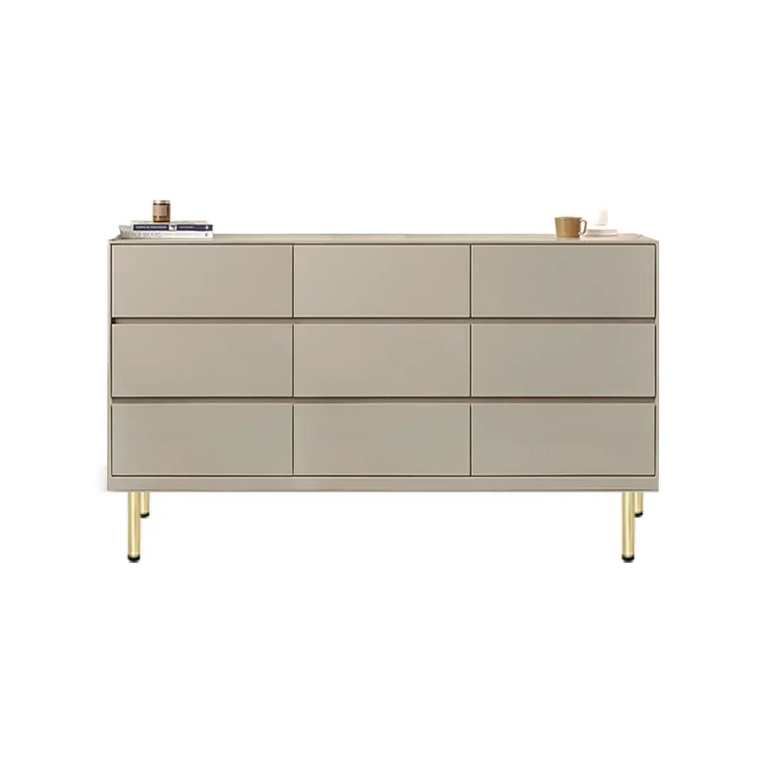 Taupe Luxe 9-Drawer Dresser - Chest of drawers outer look