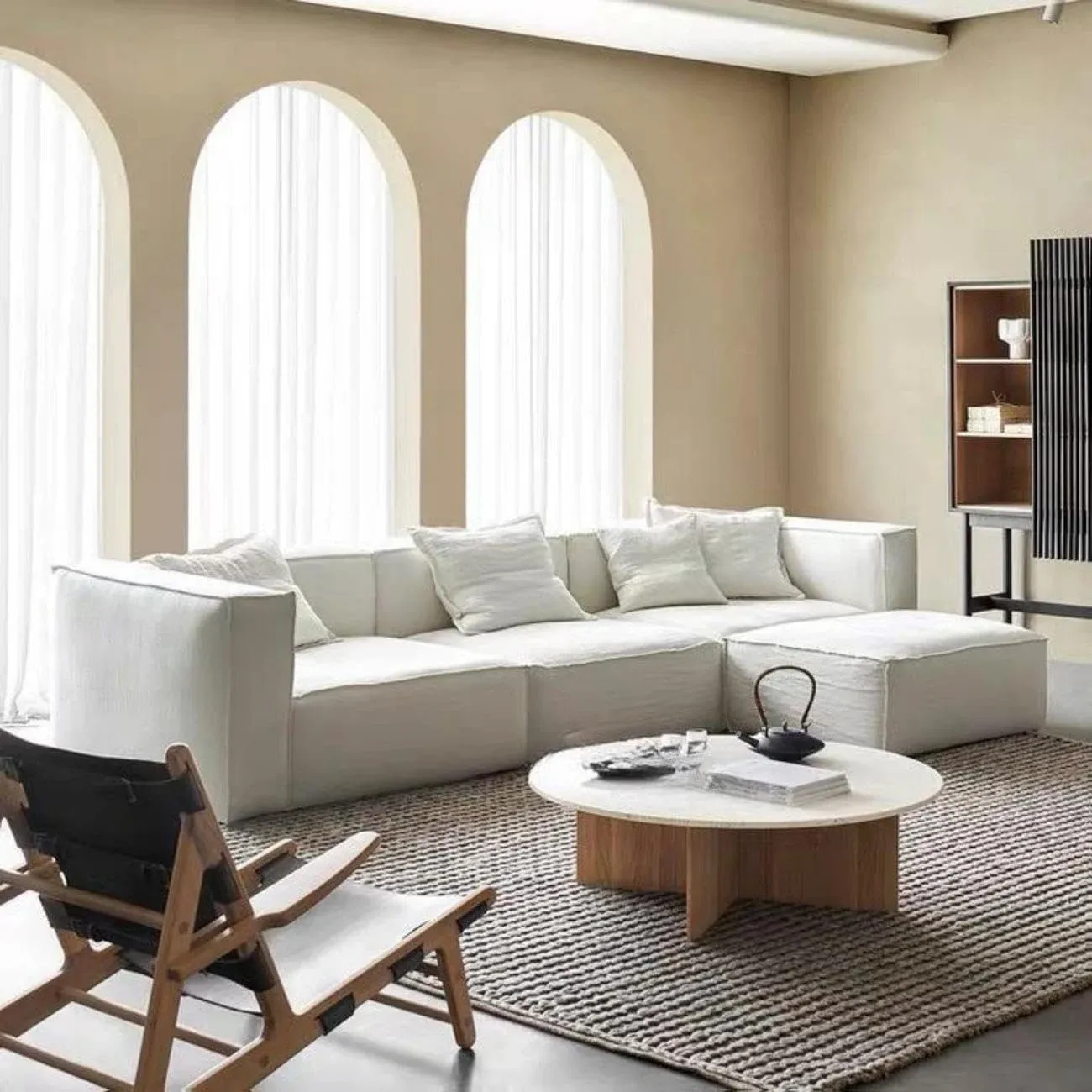 Contemporary Fabric Sofa With Ottoman furniture design in the sectional sofa collection