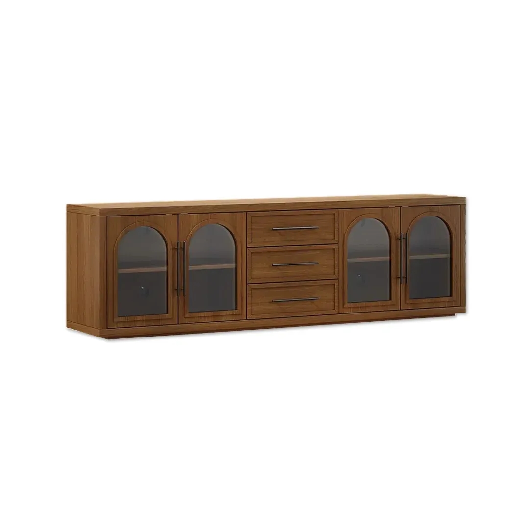 Modern Buffet Table with Storage Drawers – Multipurpose Sideboard for Dining & Living Rooms - Buffet Table