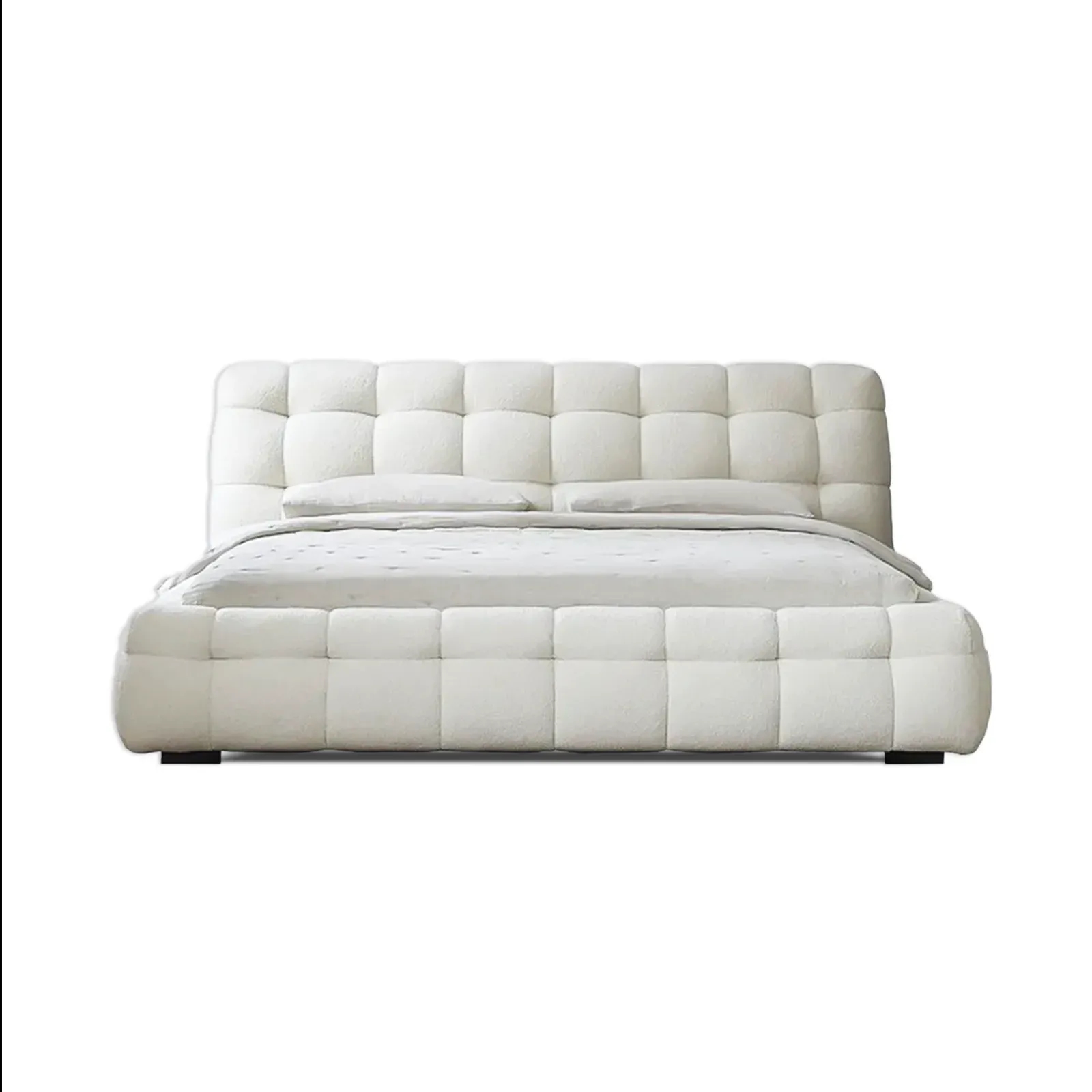 Pillow Cube Tufted Bed - beds bed front design