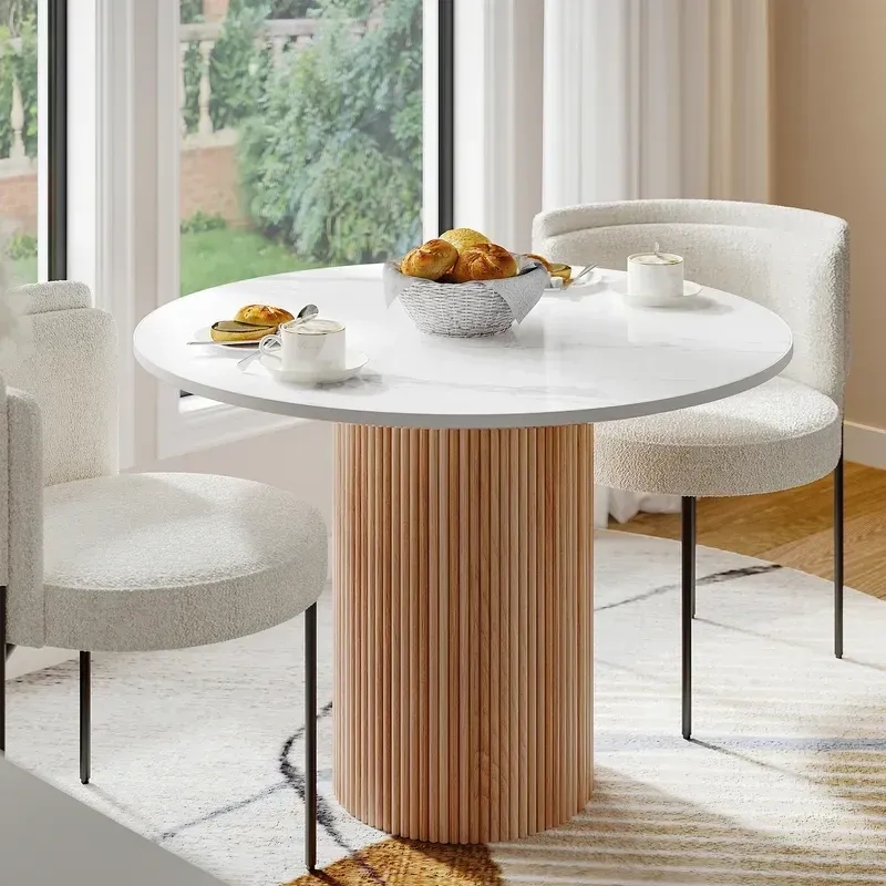 Dining Table & Wooden Pedestal Base furniture design in the dining table collection