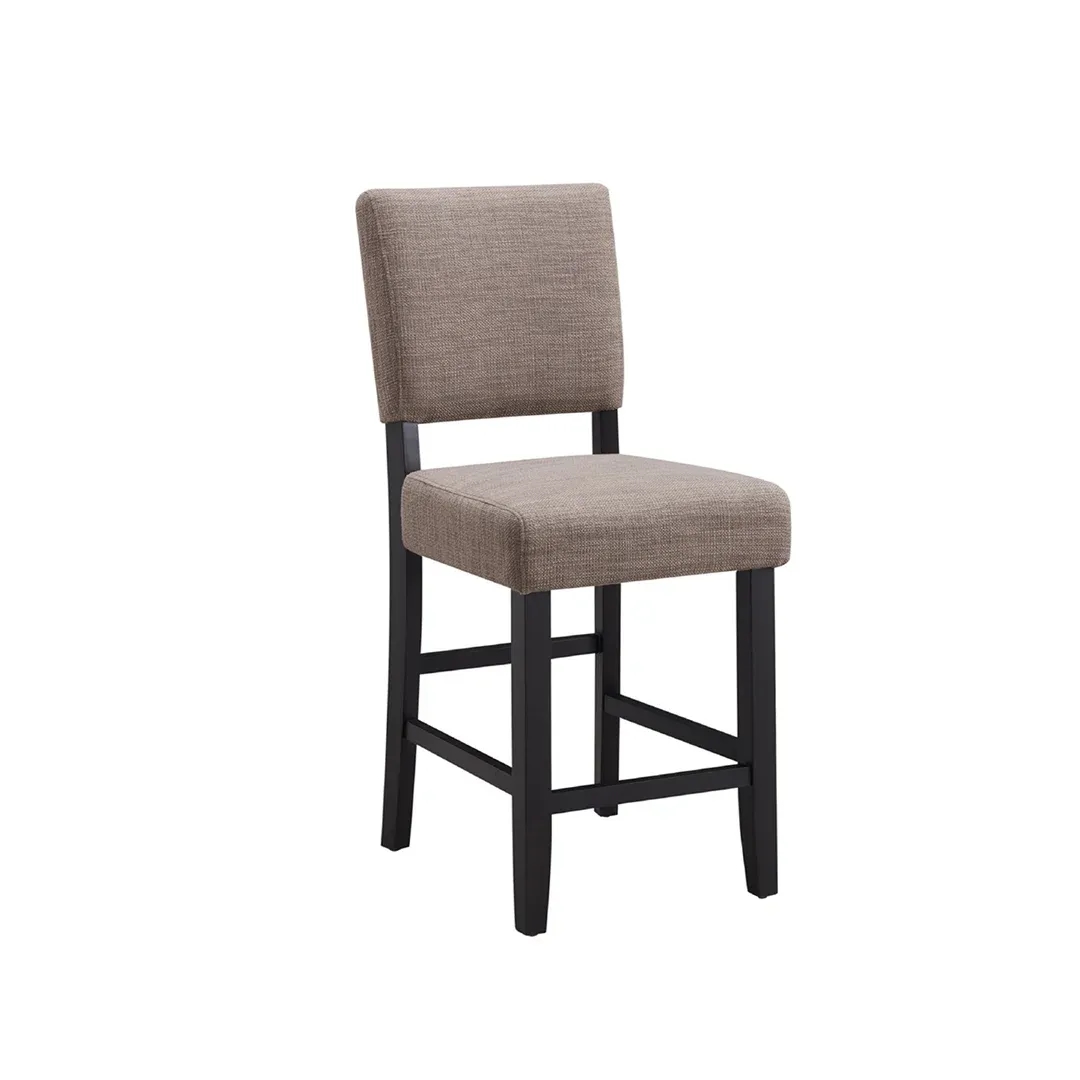 Upholstered High-Back Counter Chairs - Stool front design
