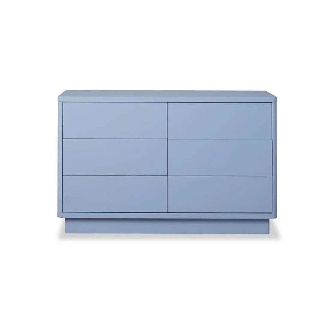 Luxe Pastel 6 Drawer Organizer - Chest of drawers front view main