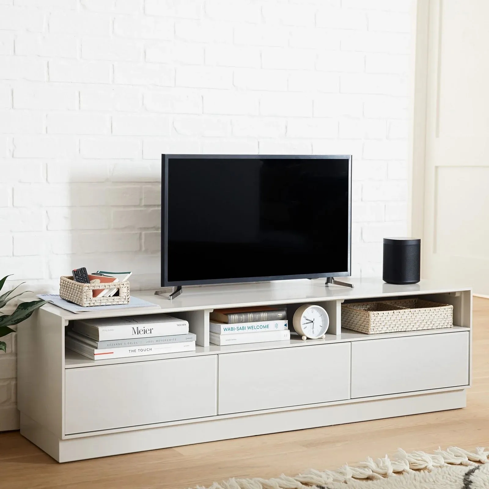 Emilia Minimalist TV Stand with Storage furniture design in the tv unit collection