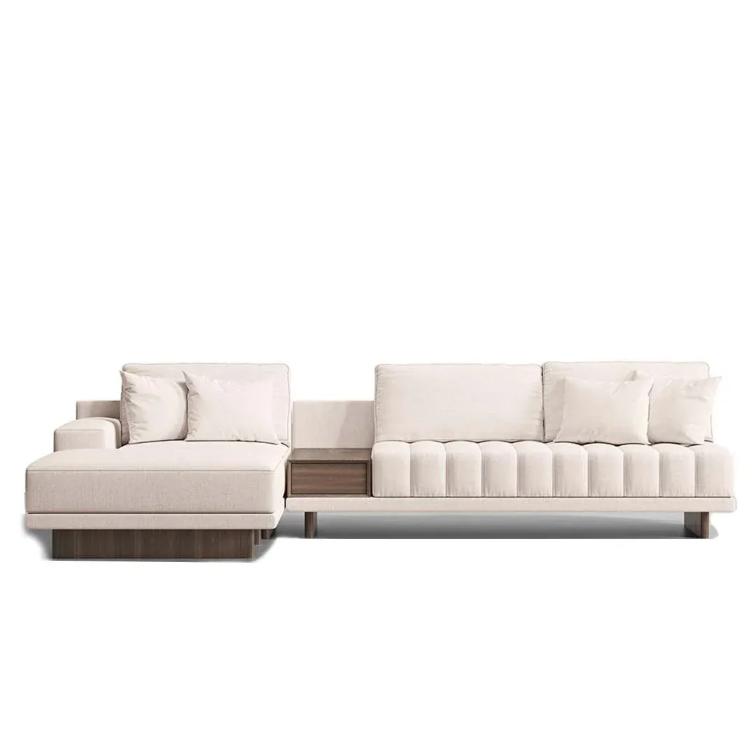 Averon Smart Modular Sectional Sofa L Shape Sofa Front basic view