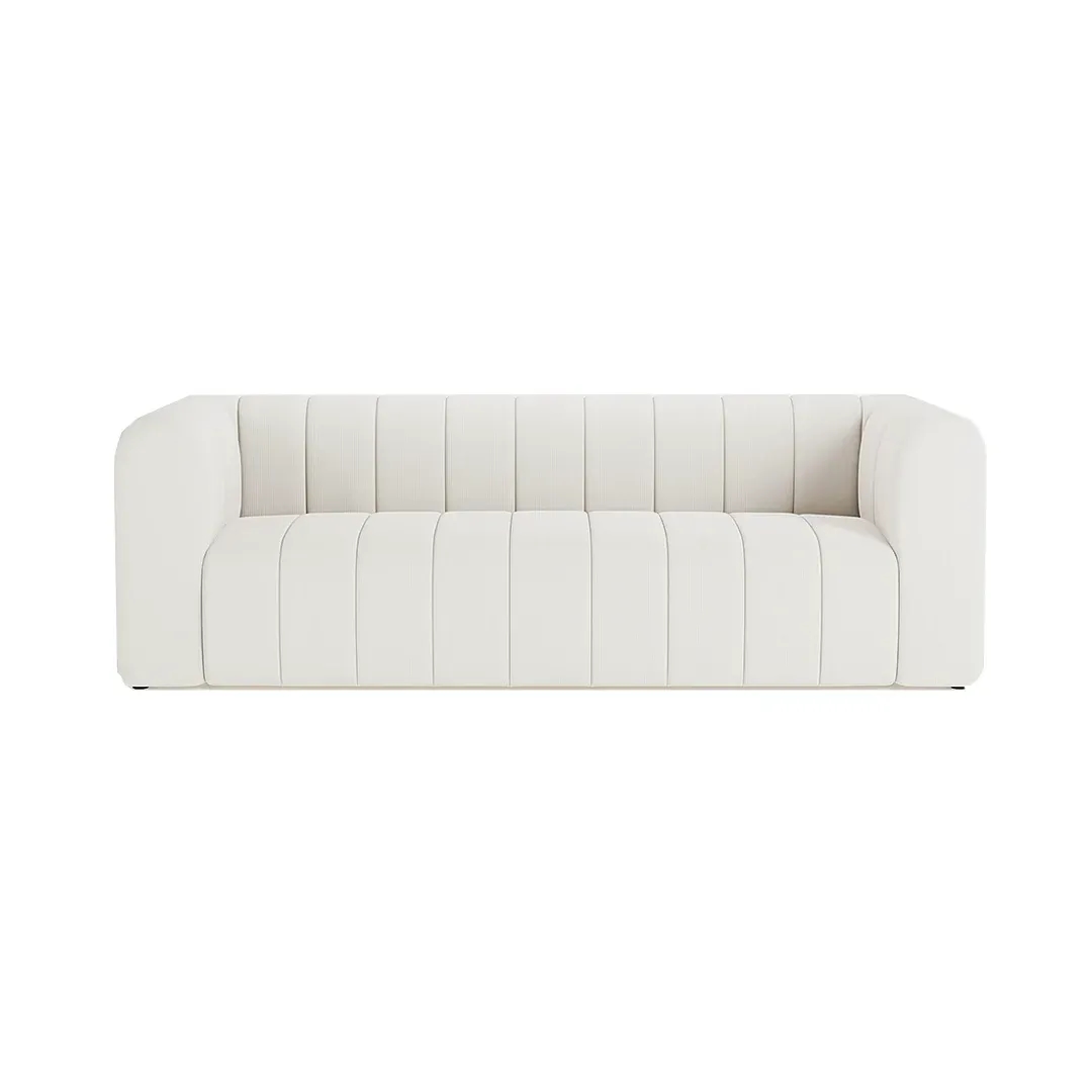 Urban Plush Curvy Sofa - Sofa front view