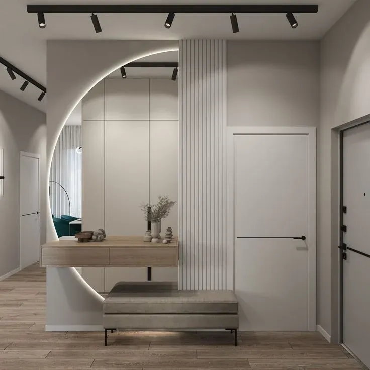 Wall mounted console table Hallway furniture design