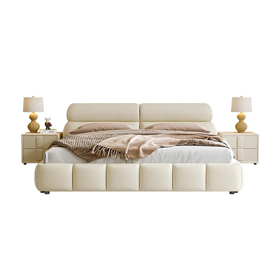 CloudRest Low Platform Upholstered Bed - beds front main view