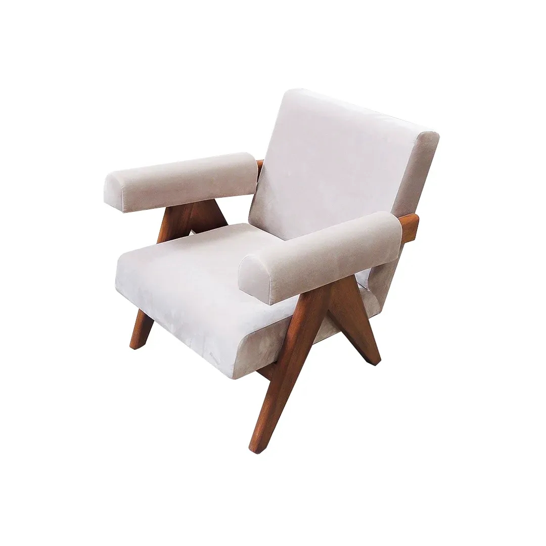 Zenora Iconic Lounge Chair – Mid-Century Modern Accent Chair - Arm chair top view