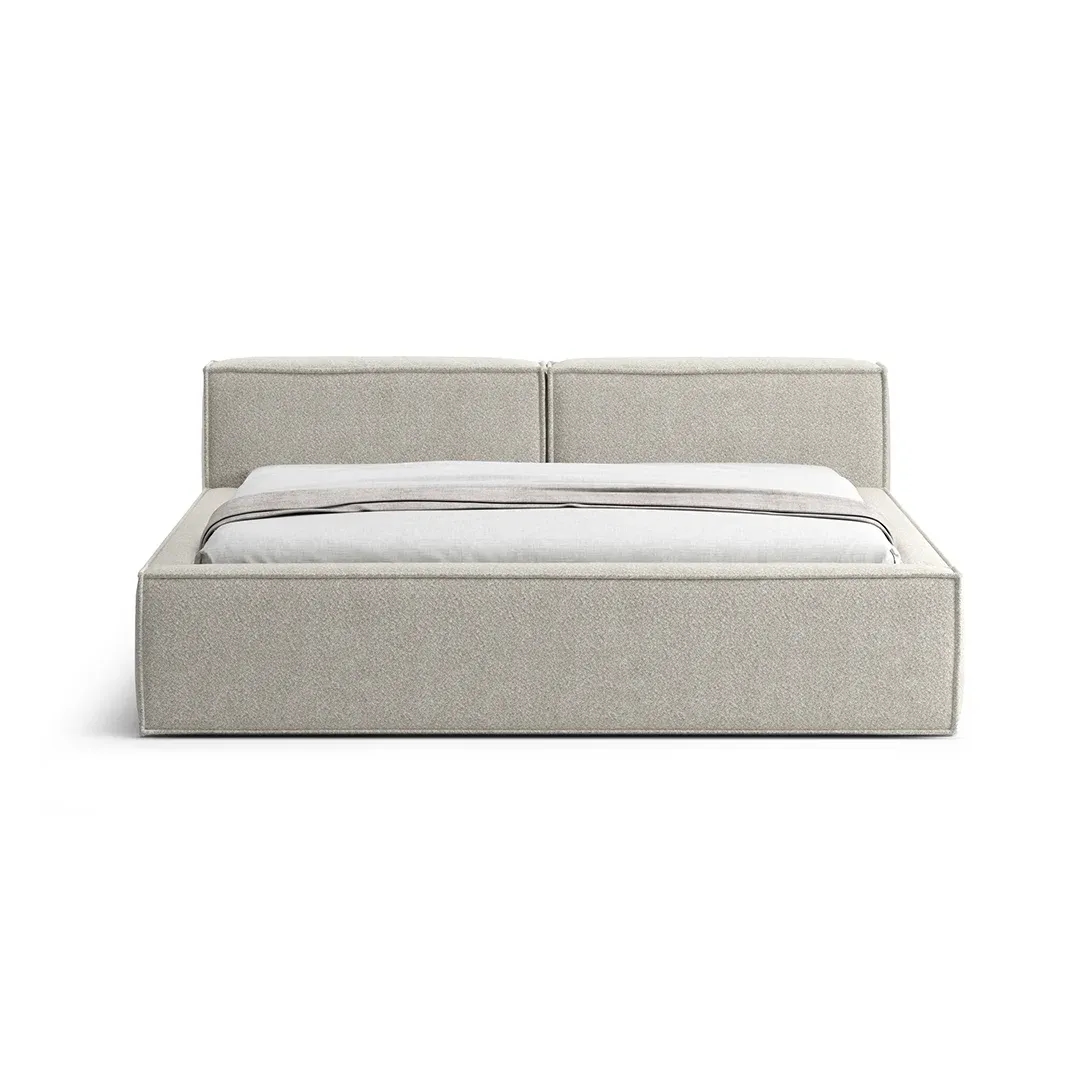 Premium Upholstered Bed - beds front view
