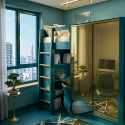 Custom Sliding Door Wardrobe with Mirror | Made to Measure | UAE