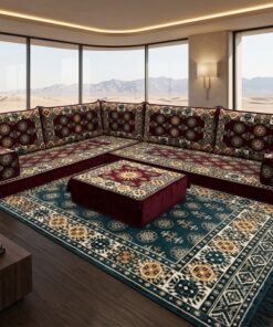 Traditional Arabic Majlis Floor Seating Set
